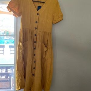 Vici - Mustard Dress